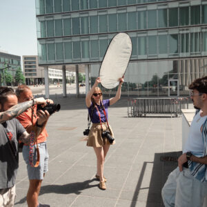Lux Photo Club workshop - shooting outdoors with a reflector